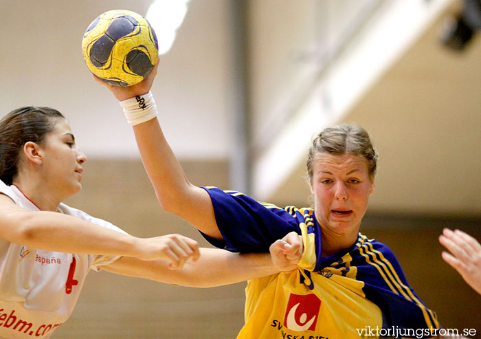 European Open W18 Spain-Sweden 23-24,dam,Valhalla,Göteborg,Sverige,Handboll,,2010,28368