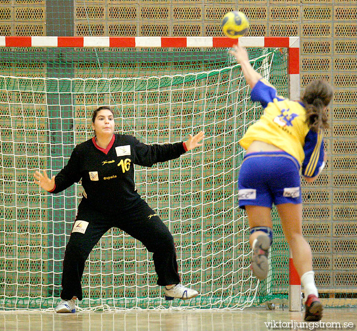 European Open W18 Spain-Sweden 23-24,dam,Valhalla,Göteborg,Sverige,Handboll,,2010,28401