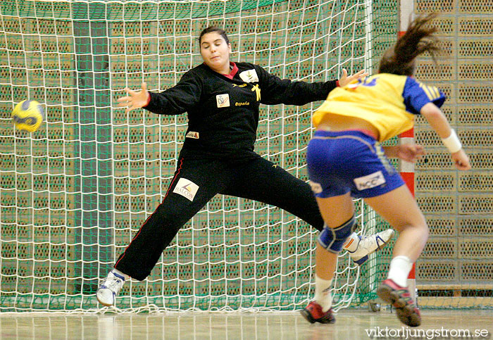 European Open W18 Spain-Sweden 23-24,dam,Valhalla,Göteborg,Sverige,Handboll,,2010,28402