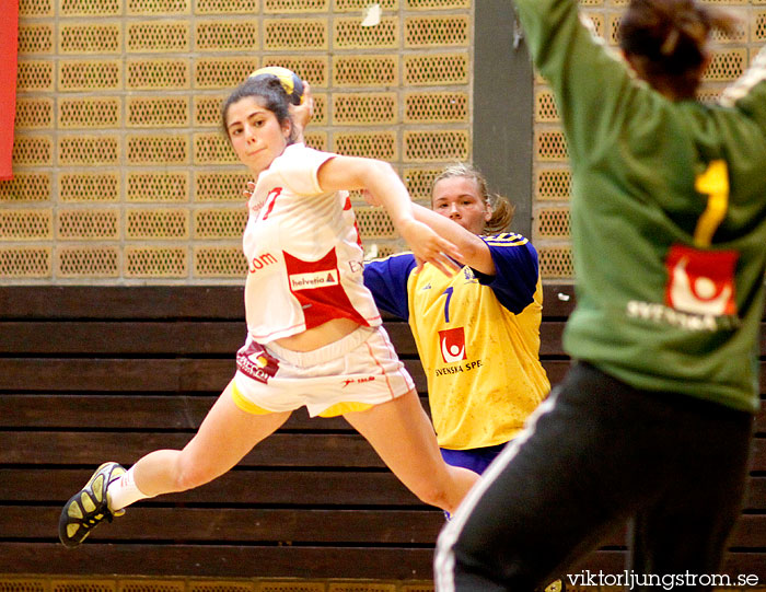 European Open W18 Spain-Sweden 23-24,dam,Valhalla,Göteborg,Sverige,Handboll,,2010,28407