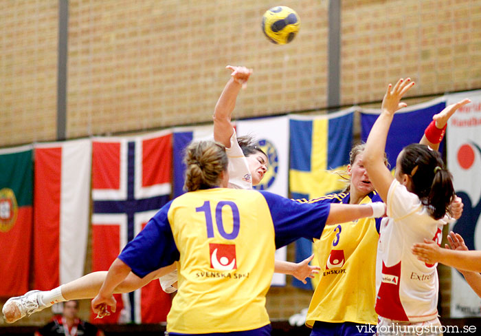 European Open W18 Spain-Sweden 23-24,dam,Valhalla,Göteborg,Sverige,Handboll,,2010,28418