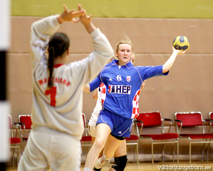 European Open W18 Croatia-Montenegro 23-15,dam,Valhalla,Göteborg,Sverige,Handboll,,2010,28528