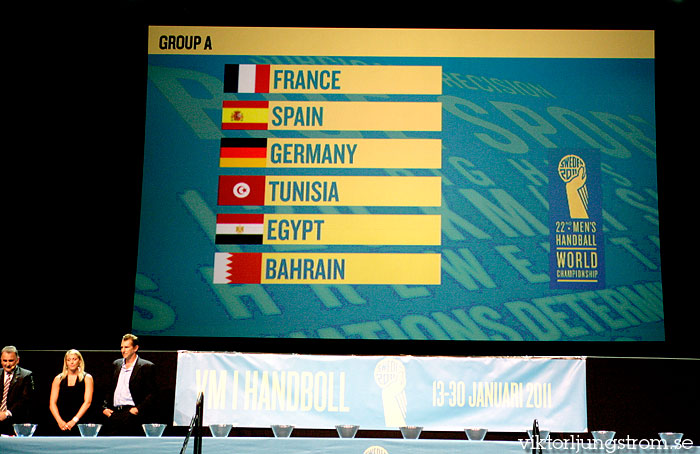 World Cup 2011 Draw,herr,Scandinavium,Göteborg,Sverige,Övrigt,,2010,28346