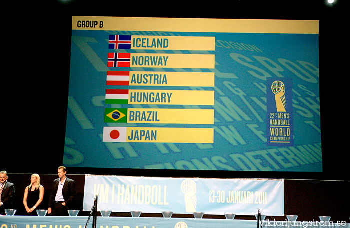 World Cup 2011 Draw,herr,Scandinavium,Göteborg,Sverige,Övrigt,,2010,28347