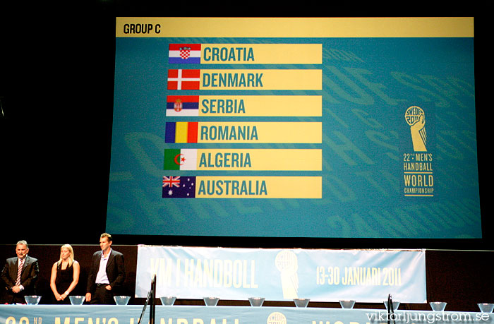 World Cup 2011 Draw,herr,Scandinavium,Göteborg,Sverige,Övrigt,,2010,28348