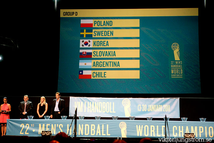 World Cup 2011 Draw,herr,Scandinavium,Göteborg,Sverige,Övrigt,,2010,28349