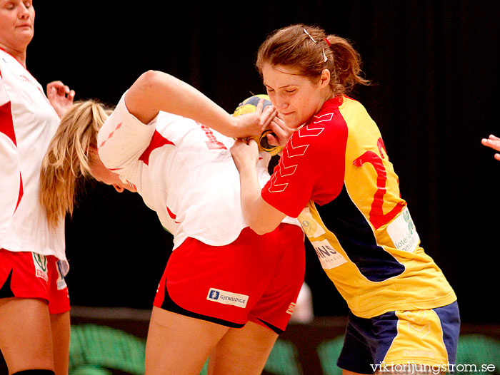 European Open W18 9th Place Norway-Romania,dam,Scandinavium,Göteborg,Sverige,Handboll,,2010,28843