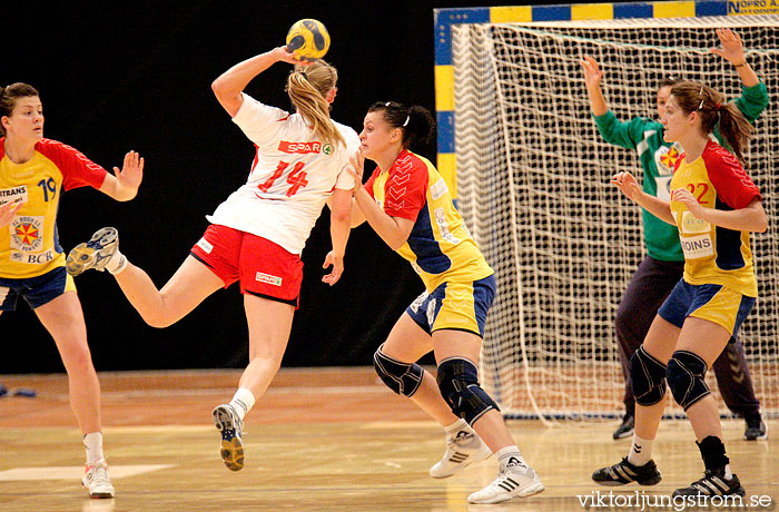 European Open W18 9th Place Norway-Romania,dam,Scandinavium,Göteborg,Sverige,Handboll,,2010,28865