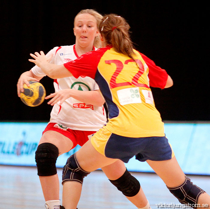 European Open W18 9th Place Norway-Romania,dam,Scandinavium,Göteborg,Sverige,Handboll,,2010,28879