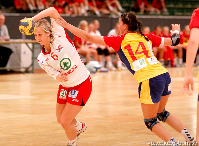 European Open W18 9th Place Norway-Romania,dam,Scandinavium,Göteborg,Sverige,Handboll,,2010,28894