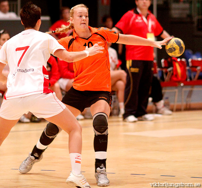 European Open W18 7th Place Spain-Netherlands,dam,Scandinavium,Göteborg,Sverige,Handboll,,2010,28914