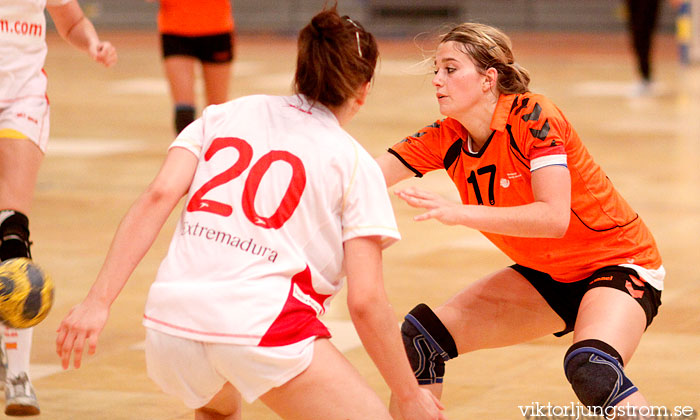 European Open W18 7th Place Spain-Netherlands,dam,Scandinavium,Göteborg,Sverige,Handboll,,2010,28919