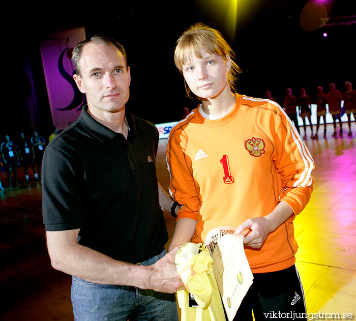 European Open W18 Prize Ceremony,dam,Scandinavium,Göteborg,Sverige,Handboll,,2010,28643