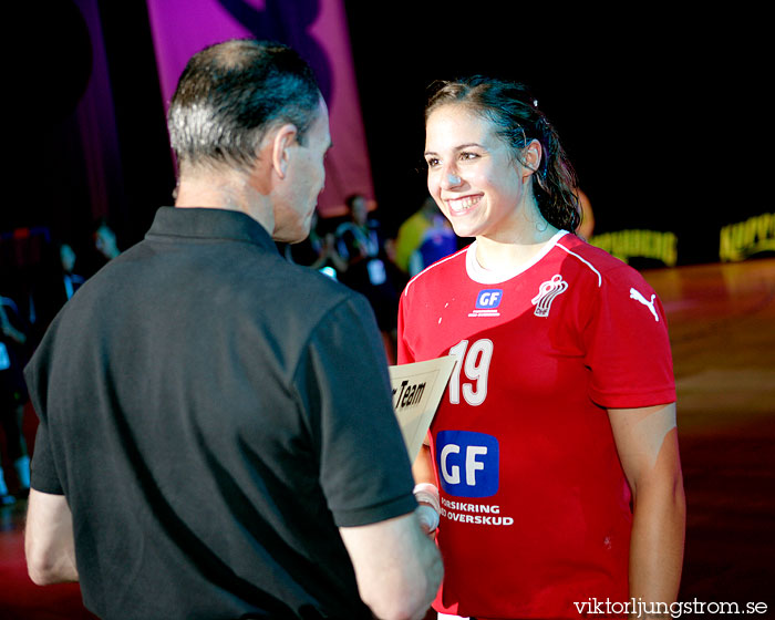 European Open W18 Prize Ceremony,dam,Scandinavium,Göteborg,Sverige,Handboll,,2010,28649