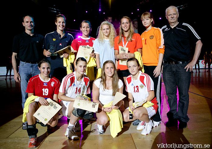 European Open W18 Prize Ceremony,dam,Scandinavium,Göteborg,Sverige,Handboll,,2010,28651