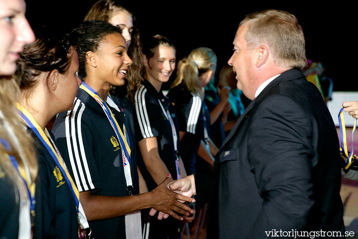 European Open W18 Prize Ceremony,dam,Scandinavium,Göteborg,Sverige,Handboll,,2010,28654