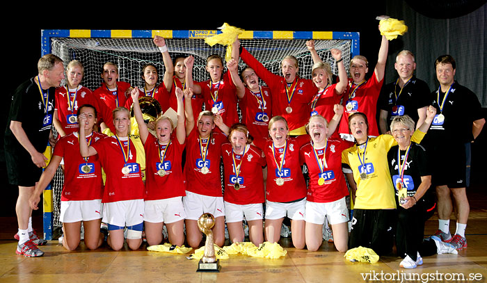 European Open W18 Prize Ceremony,dam,Scandinavium,Göteborg,Sverige,Handboll,,2010,28666