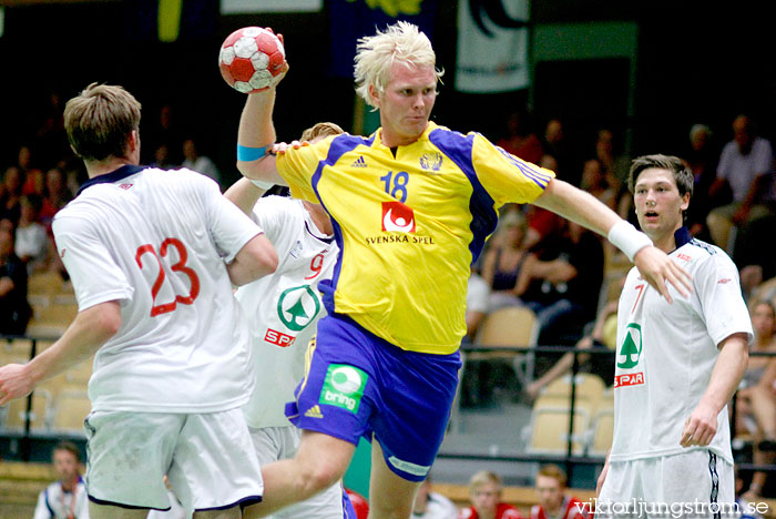 European Open M19 Sweden-Norway 23-18,herr,Partillebohallen,Partille,Sverige,Handboll,,2011,40834