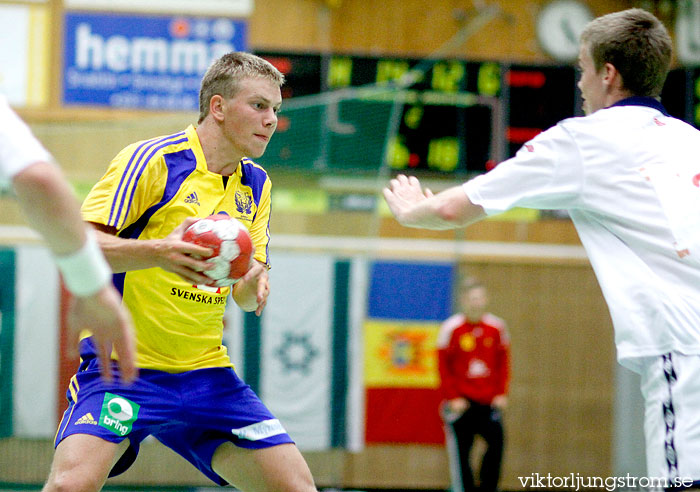 European Open M19 Sweden-Norway 23-18,herr,Partillebohallen,Partille,Sverige,Handboll,,2011,40842