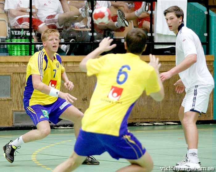 European Open M19 Sweden-Norway 23-18,herr,Partillebohallen,Partille,Sverige,Handboll,,2011,40861
