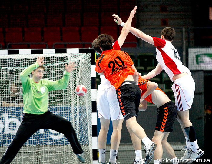 European Open M19 3rd Place Switzerland-Netherlands 31-20,herr,Scandinavium,Göteborg,Sverige,Handboll,,2011,41171