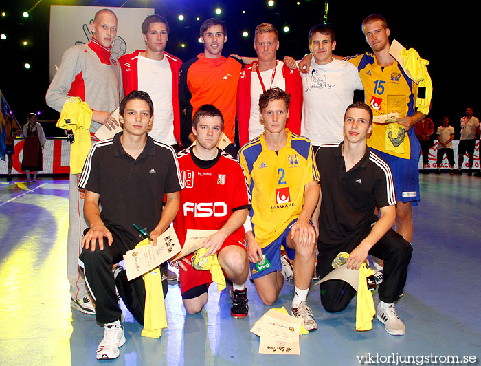 European Open M19 Prize Ceremony,herr,Scandinavium,Göteborg,Sverige,Handboll,,2011,41100