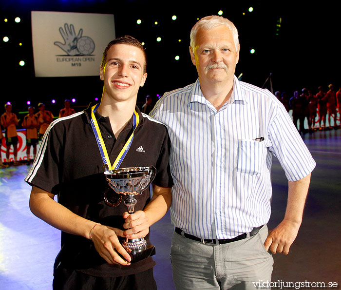 European Open M19 Prize Ceremony,herr,Scandinavium,Göteborg,Sverige,Handboll,,2011,41107