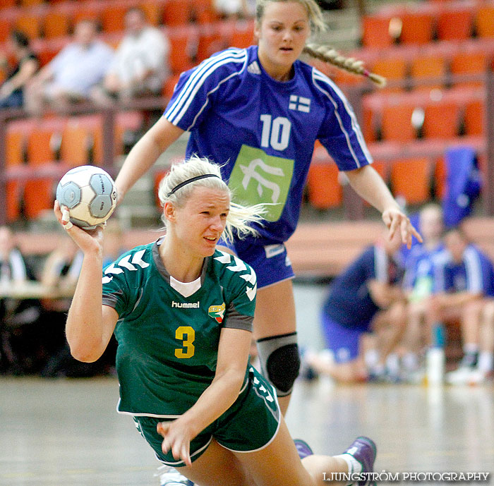 European Open W18 Finland-Lithuania 16-25,dam,Lisebergshallen,Göteborg,Sverige,Handboll,,2012,55809