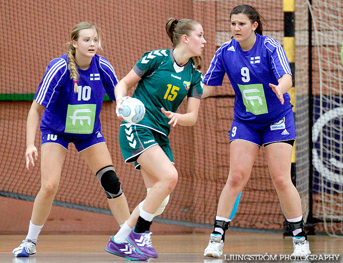 European Open W18 Finland-Lithuania 16-25,dam,Lisebergshallen,Göteborg,Sverige,Handboll,,2012,55819