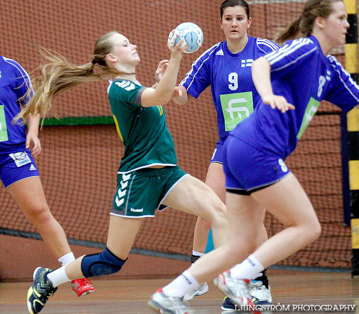 European Open W18 Finland-Lithuania 16-25,dam,Lisebergshallen,Göteborg,Sverige,Handboll,,2012,55825