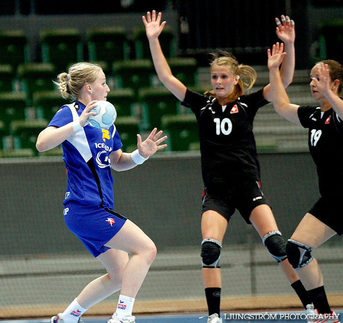 European Open W18 9th place Switzerland-Iceland 33-31,dam,Scandinavium,Göteborg,Sverige,Handboll,,2012,56190