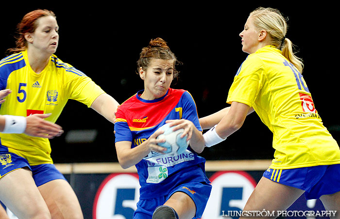 European Open W18 5th place Romania-Sweden 27-29,dam,Scandinavium,Göteborg,Sverige,Handboll,,2012,56434