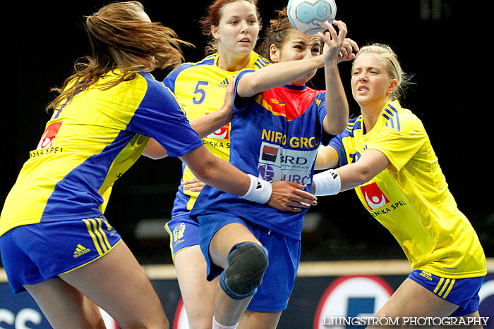 European Open W18 5th place Romania-Sweden 27-29,dam,Scandinavium,Göteborg,Sverige,Handboll,,2012,56435