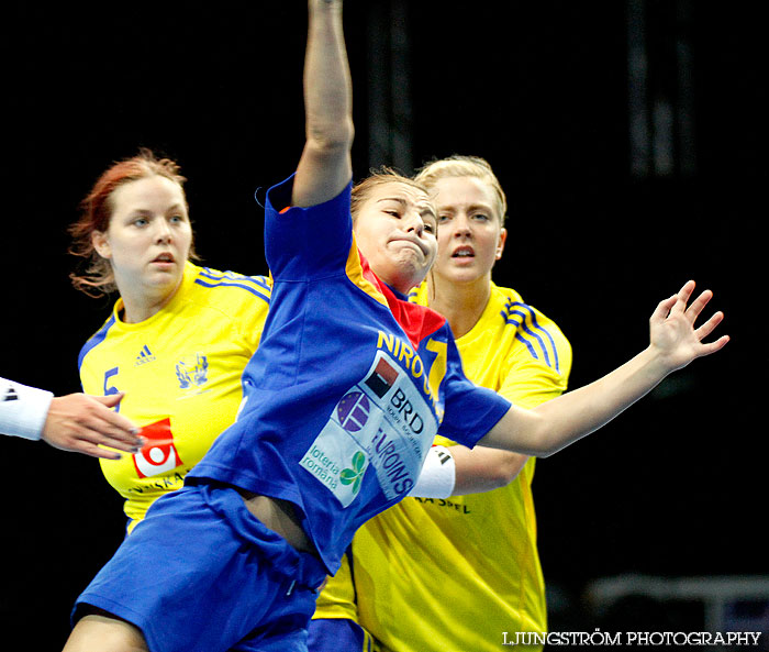 European Open W18 5th place Romania-Sweden 27-29,dam,Scandinavium,Göteborg,Sverige,Handboll,,2012,56436