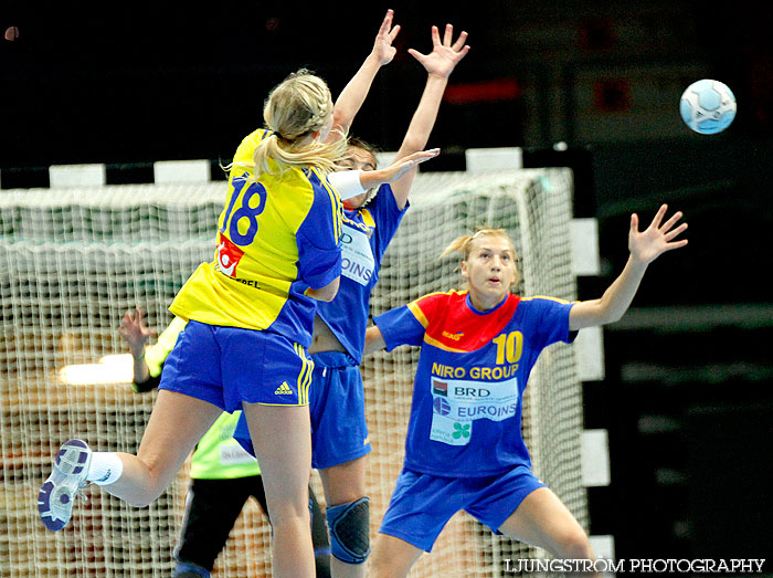 European Open W18 5th place Romania-Sweden 27-29,dam,Scandinavium,Göteborg,Sverige,Handboll,,2012,56442