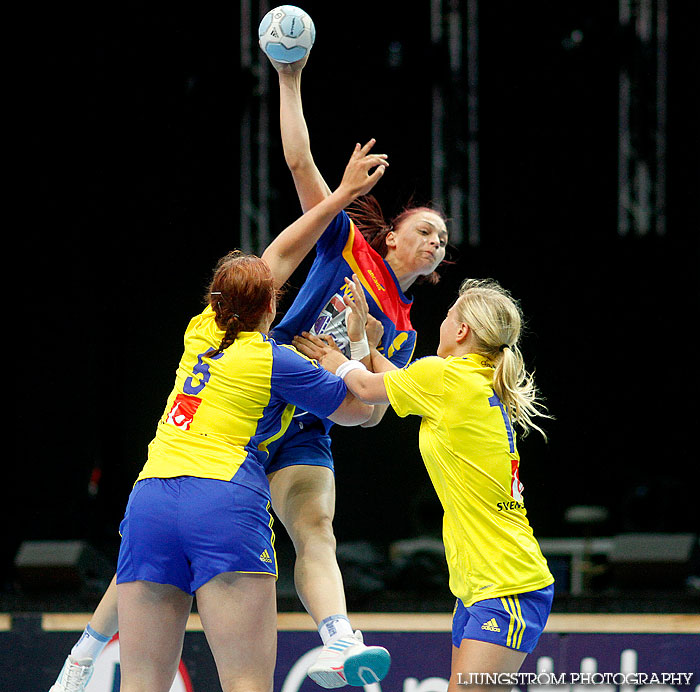 European Open W18 5th place Romania-Sweden 27-29,dam,Scandinavium,Göteborg,Sverige,Handboll,,2012,56444