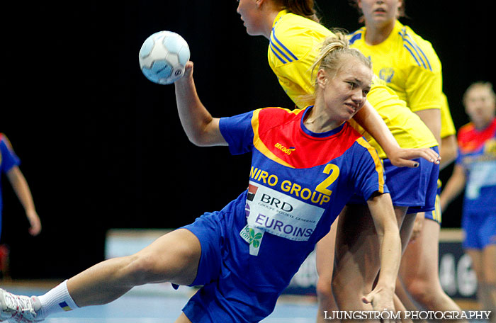 European Open W18 5th place Romania-Sweden 27-29,dam,Scandinavium,Göteborg,Sverige,Handboll,,2012,56445