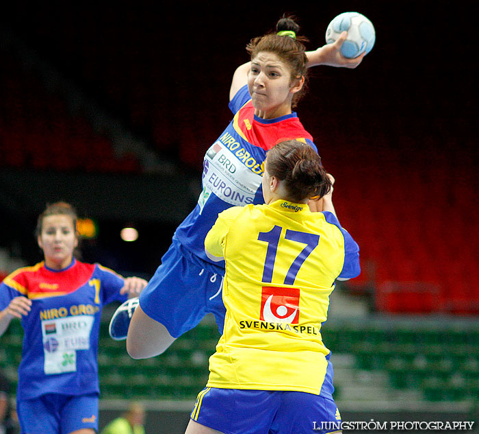 European Open W18 5th place Romania-Sweden 27-29,dam,Scandinavium,Göteborg,Sverige,Handboll,,2012,56453