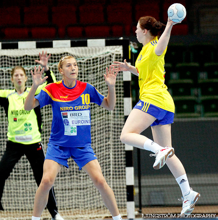 European Open W18 5th place Romania-Sweden 27-29,dam,Scandinavium,Göteborg,Sverige,Handboll,,2012,56454