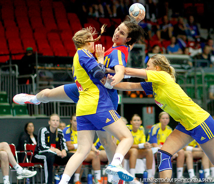 European Open W18 5th place Romania-Sweden 27-29,dam,Scandinavium,Göteborg,Sverige,Handboll,,2012,56455