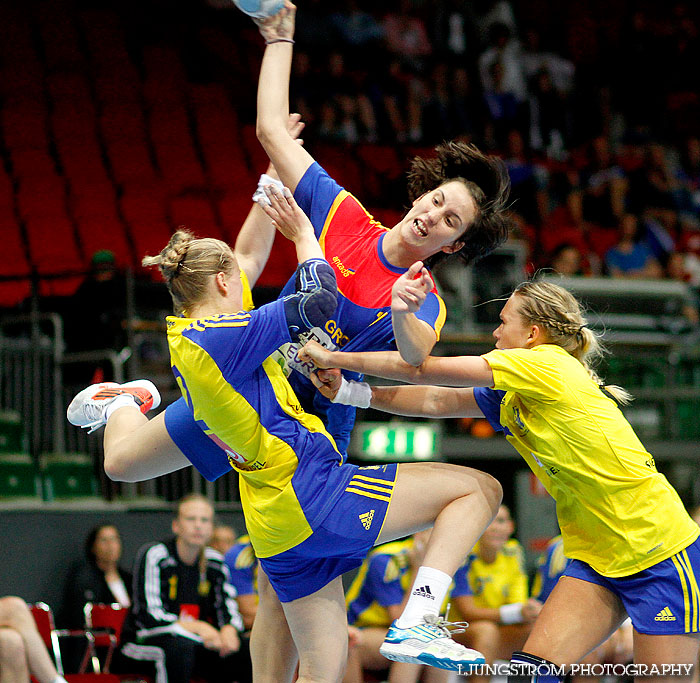 European Open W18 5th place Romania-Sweden 27-29,dam,Scandinavium,Göteborg,Sverige,Handboll,,2012,56456