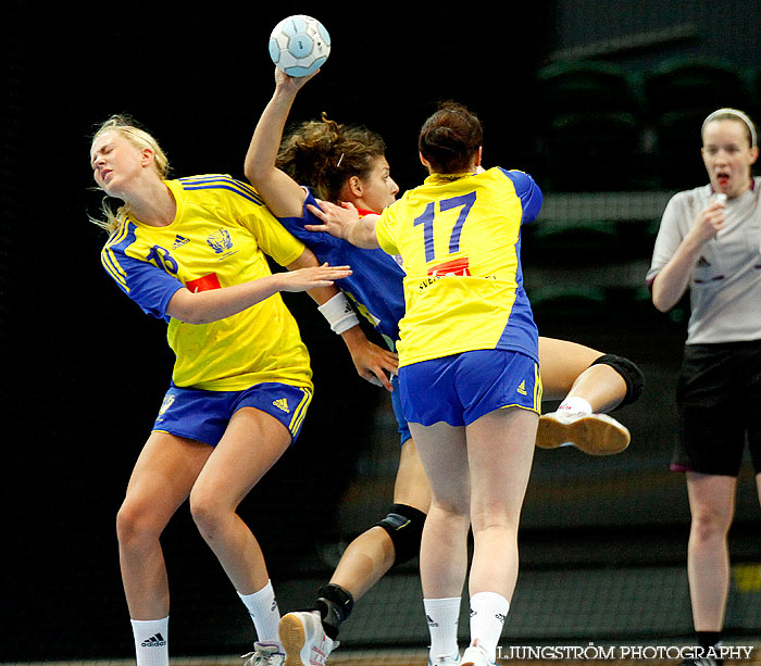 European Open W18 5th place Romania-Sweden 27-29,dam,Scandinavium,Göteborg,Sverige,Handboll,,2012,56465