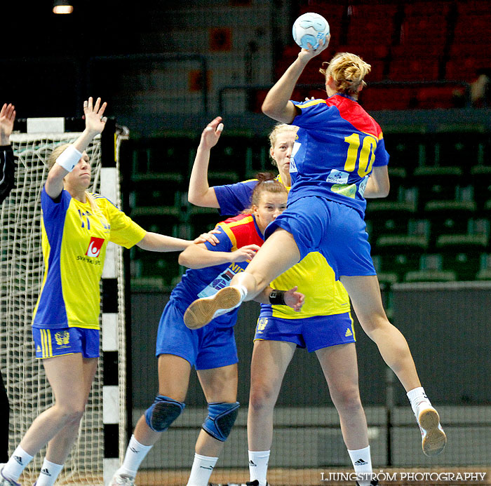 European Open W18 5th place Romania-Sweden 27-29,dam,Scandinavium,Göteborg,Sverige,Handboll,,2012,56468