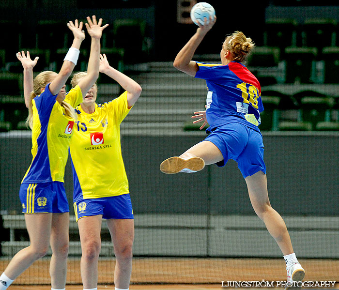 European Open W18 5th place Romania-Sweden 27-29,dam,Scandinavium,Göteborg,Sverige,Handboll,,2012,56480