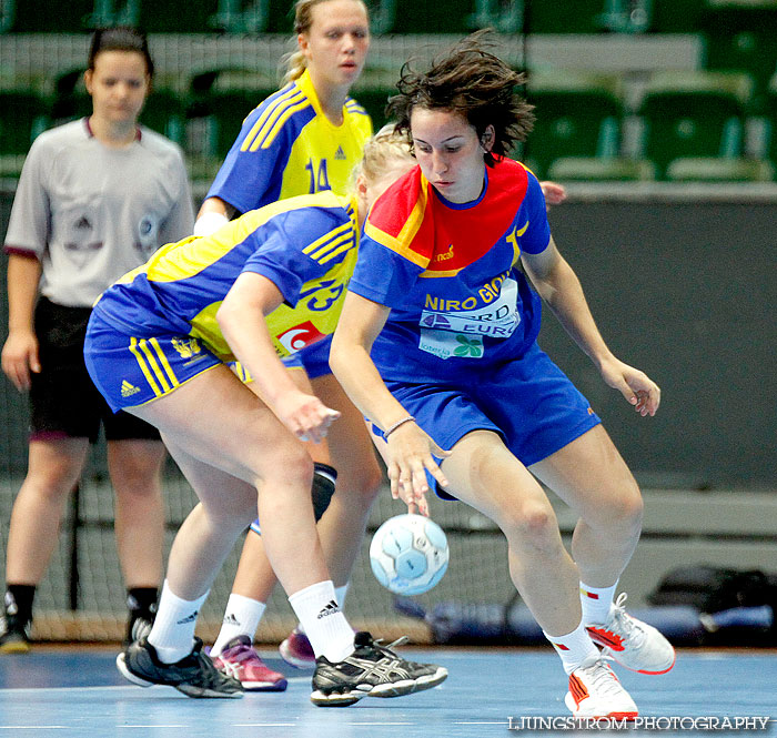 European Open W18 5th place Romania-Sweden 27-29,dam,Scandinavium,Göteborg,Sverige,Handboll,,2012,56482