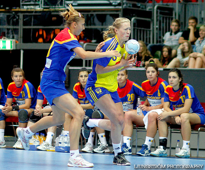 European Open W18 5th place Romania-Sweden 27-29,dam,Scandinavium,Göteborg,Sverige,Handboll,,2012,56487