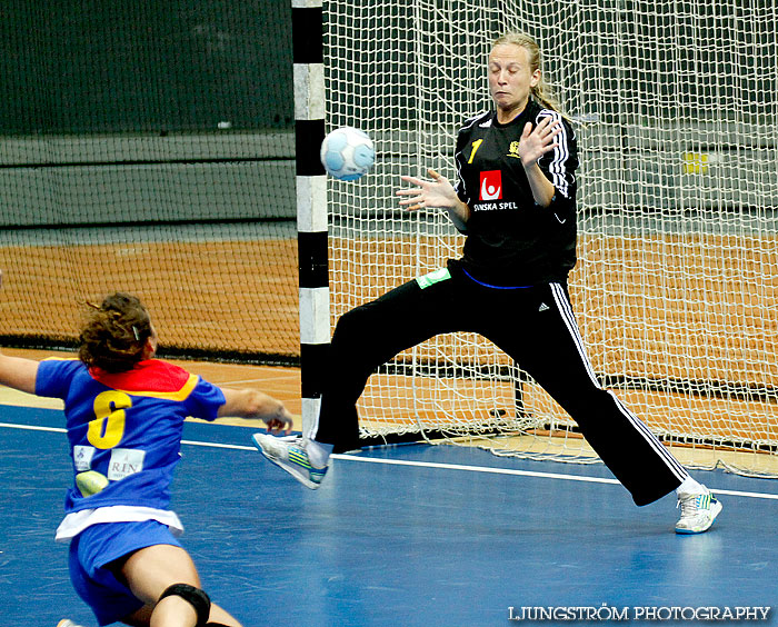 European Open W18 5th place Romania-Sweden 27-29,dam,Scandinavium,Göteborg,Sverige,Handboll,,2012,56496