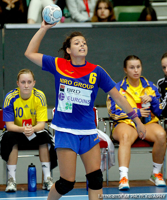 European Open W18 5th place Romania-Sweden 27-29,dam,Scandinavium,Göteborg,Sverige,Handboll,,2012,56512