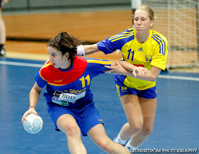 European Open W18 5th place Romania-Sweden 27-29,dam,Scandinavium,Göteborg,Sverige,Handboll,,2012,56513