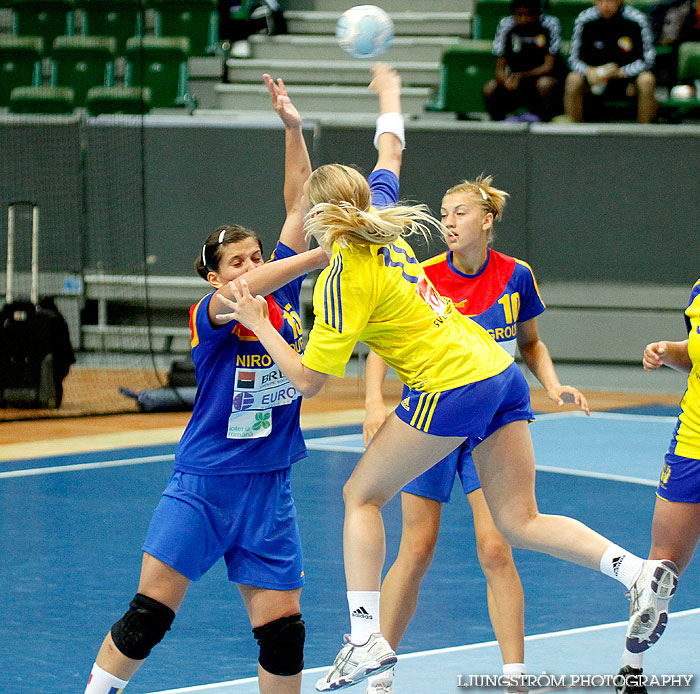 European Open W18 5th place Romania-Sweden 27-29,dam,Scandinavium,Göteborg,Sverige,Handboll,,2012,56518